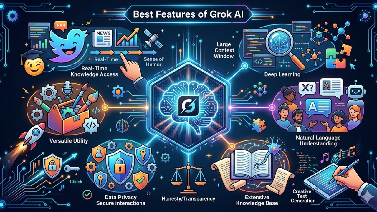 Best Features of Grok AI