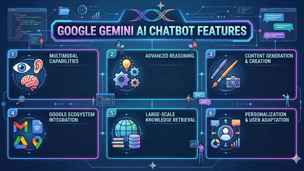 Google Gemini AI Chatbot Features